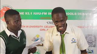 ST MARYS HIGH SCHOOL BUSAMAGA VS UNIVERSITY LINK IN IUIU FM HIGH SCHOOL DEBATE [upl. by Nottnerb]