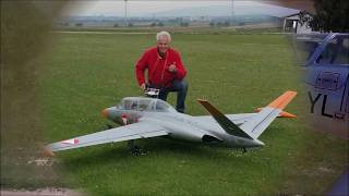 Fouga Magister 170 mit Jetfan 130 Pro [upl. by Are]