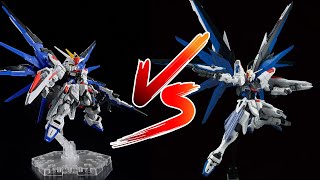 Which Freedom Is Best Freedom HG Vs RG Vs MG Vs MGSD Freedom Gundams [upl. by Noinatrad]