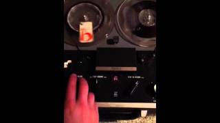 Ampex Model 1260 Reel to Reel Recorder Demo [upl. by Ailil12]