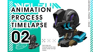 Timelapse process to rotate an object in 2D animation by Clip studio paint [upl. by Adnyl]