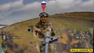 Horrific Moment Ukrainian AK74Equipped FPV Drone Engages Russian Forces for the First Time [upl. by Kinghorn790]