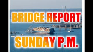 Sunday Evening Report from Bridge Collapse [upl. by Goodden]