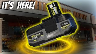 THE RYOBI EDGE BATTERY is NOW AVAILABLE at HOME DEPOT Exclusive Info of Pricing and Availability [upl. by Arde]