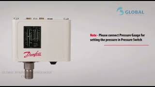 How to adjust Danfoss Pressure Switch KP 35 in Pressure Booster Pumps Pressure Switch Adjustment [upl. by Lenuahs512]