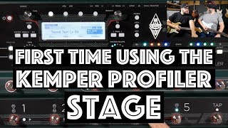 First Time Using the Kemper Profiler Stage [upl. by Ettenot]