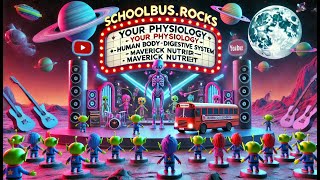 SchoolBusRocks Your Physiology  GEN Human Body Digestive System March Maverick Stomach  ATG [upl. by Htims]