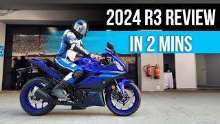 2024 Yamaha R3 Review [upl. by Ziwot]