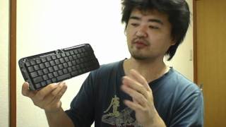 Bluetooth mobile keyboard for iPhone  iPad モバイル折りたたみキーボード [upl. by Debor]