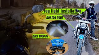 FREEDOM CNG 125 LED Fog Light Installed😱HJG ORIGINAL 4LED CNG BIKE FOG LIGHT Headlights Modification [upl. by Zacharias]