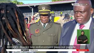 BMA Parade  Inaugural passout parade for 400 border guards Njabulo Nzuza [upl. by Inama]