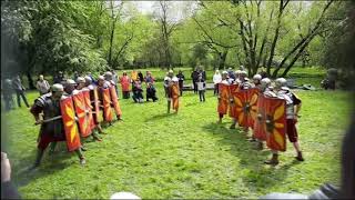 Тренировка римских легионеров  Roman legionnaires training [upl. by Jesh]