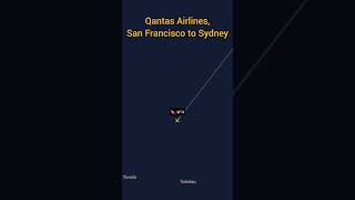 Qantas Airlines A380 San Francisco to Sydney qantas a380 sanfrancisco sydney planespotting [upl. by Oileve]