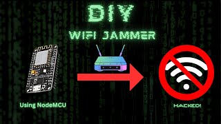 How to make a WiFi Jammer At Home  ESP8266 WiFI Deauther  Usng NodeMCU [upl. by Deanna796]