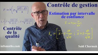 ESTIMATION PAR INTERVALLE DE CONFIANCE  UE 11 DCG [upl. by Suolekcin631]