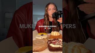 BEHIND THE SCENES MUKBANG 👀 realisticmukbang bloopers failscompilation foodreview [upl. by Coray]