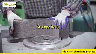 Flap Wheel Making Process [upl. by Aihsas1]