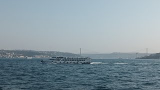 Cruise across BosphorusKarakoy to Kadikoy morning ferry trip [upl. by Nnylekoorb330]