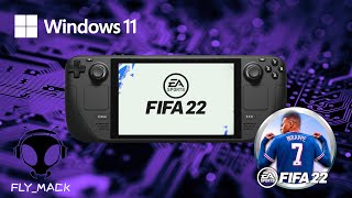 Fifa 22  Steam Deck Gameplay  Windows Ultra Settings [upl. by Esahc]