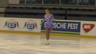 2016 Santa Claus Cup Katarina KITAROVIC CRO  FS Junior LADIES  Short program [upl. by Nyral846]