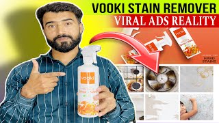 Viral Stain Remover Spray Review  Vooki Stain Remover  Grease Stain Remover  Chimney Cleaner [upl. by Tnelc]