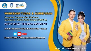 🔴 Live  WT amp KU Daring Smt 20242025 Ganjil 20242 Universitas Terbuka Denpasar [upl. by Inaleon]