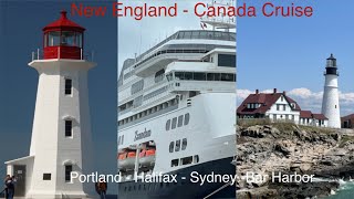 New EnglandCanada Cruise on the Holland America Zaandam [upl. by Eimyaj]