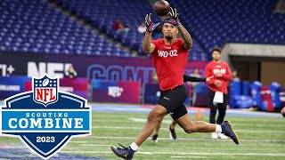 Best of Wide Receiver Workouts at the 2023 Scouting Combine [upl. by Grimbal]