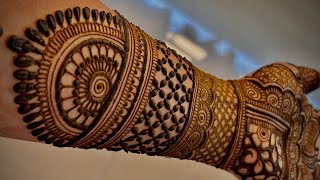 Beautiful Full Hand Mehndi Designs Chaat Pooja Mehendi Bridal Mehandi Easy [upl. by Tartan343]