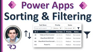 Power Apps Sort and Filter on Multiple Columns [upl. by Riggs392]