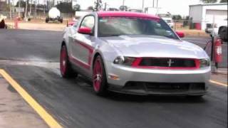 2012 Boss 302 Laguna Seca 119 sec  124 mph 14 Mile Run [upl. by Teyugn504]