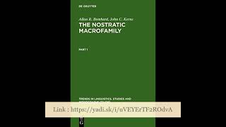 The Nostratic Macrofamily A Study in Distant Linguistic Relationship [upl. by Eelana]