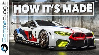 2018 BMW M8 GTE  How To Make a RACE CAR  Development Interior Engine Exterior [upl. by Agnew]