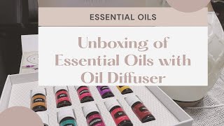 Unboxing of Essential Oils with Oil Diffuser [upl. by Rodnas]