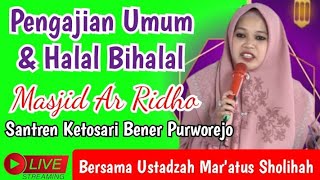 Pengajian Umum Ustadzah Maratus Sholihah  Ketosari Bener Purworejo [upl. by Valentino286]