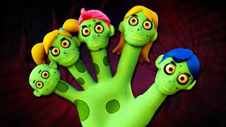 Zombie Finger Family  Spooky Halloween Rhymes For Kids  Tum Tum Kids TV [upl. by Drwde]