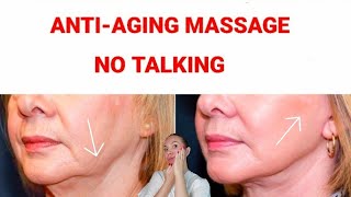 Lymphatic Drainage LIFTING AntiAging massage NO TALKING 🤫 [upl. by Llenad643]