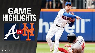 Braves vs Mets Game Highlights 72824 [upl. by Aerdnua856]