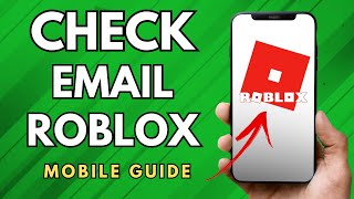 How To Check Email On Roblox Account  Simple Guide [upl. by Koval]