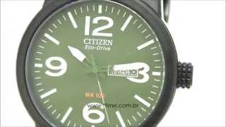 Relógio Citizen MILITARY Gents Eco  Drive BM847500X TZ20135P [upl. by Derfnam]