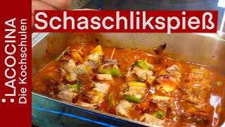 Saftig leckerer Schaschlikspieß  zum perfekten Grillabend mit Freunden  La Cocina [upl. by Lewellen]