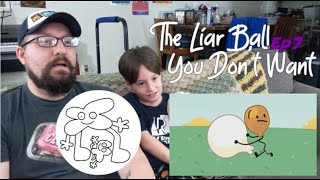 Battle for BFDI REACTION Episode 7 The Liar Ball You Dont Want [upl. by Buller]