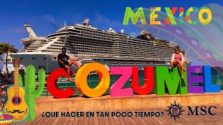 CRUCERO MSC  ¿Que hacer en Cozumel [upl. by Clancy697]