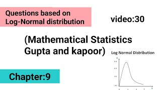 Question based on LogNormal distribution [upl. by Fabyola]