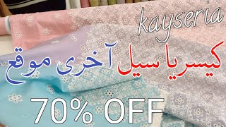 kayseria summer sale today 70 off [upl. by Ahsenra]