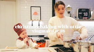 Christmas Baking with Ottie  Ad Vlogmas Day 18 [upl. by Ahsilahs745]