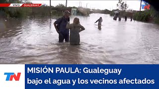 MISIÓN PAULA EN GUALEGUAY Siguen las alertas por tormentas [upl. by Aicssej]