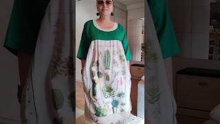 Sukienka z lnianych ręczników boho fashion diy przeróbka upcyclingfashion linen modadamska [upl. by Airasor]