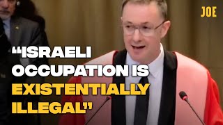 Lawyers incredible speech dismantling Israeli occupation of Palestine at The Hague [upl. by Peltz]