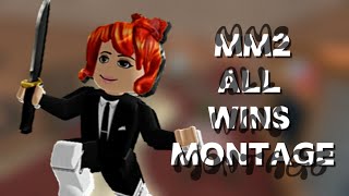 MM2 ALL WINS MONTAGE IPAD  NotBestie [upl. by Ollehto]